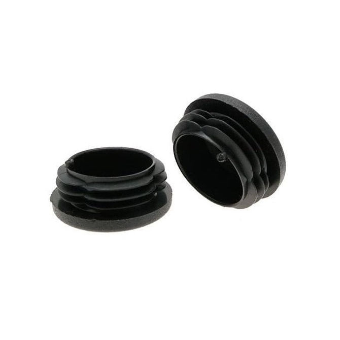 1093607 | BNGRD-102-B (PK-45) --- Round Bungs - 10.2 mm Black - 1/2 inch OD 16/18 Gauge Tube - Plastic Bung