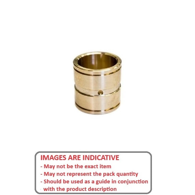 1121311 | BP0191-0286-0349-BA (Each) --- Unflanged Bushes - 19.05x28.575x34.925 mm - Aluminium Bronze Bush