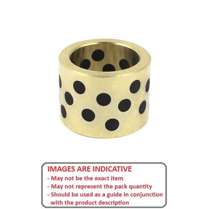1159093 | BP0450-0550-0600-BRP (Each) --- Unflanged Bushes - 45x55x60 mm Brass Graphite Plug - Brass with Graphite Plug Bush