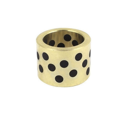 1065337 | BP0060-0100-0200-BRP (Each) --- Unflanged Bushes - 6x10x20 mm Brass Graphite Plug - Brass with Graphite Plug Bush