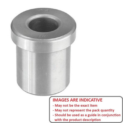 1064354 | BF0024-0052-0127-DP (Each) --- Drill Bushings - 5.159x2.381x12.7 mm Flanged - Carbon Steel Bushing
