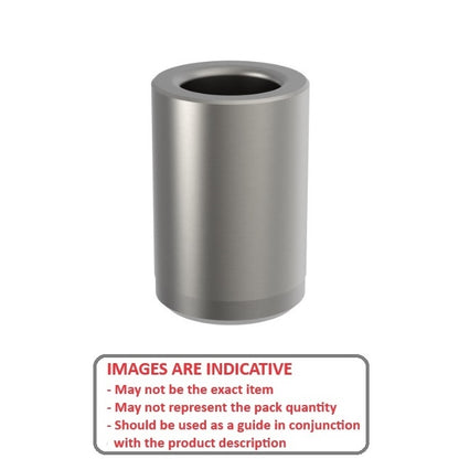 1093651 | BP0064-0103-0127-DT (Each) --- Drill Bushings - 10.319x6.35x12.7 mm Plain - Carbon Steel Bushing