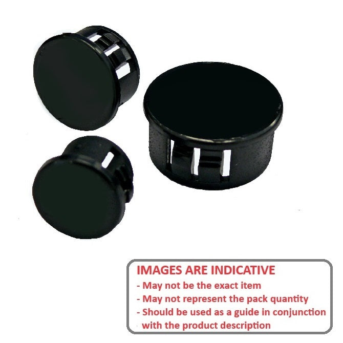 1119108 | SNB-190-215-C (Per Card) --- Snap Bushings - 19x21.5 - - Closed - Plastic Bushing