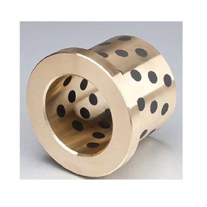 Flanged Bushes - 13x19x12 mm - Brass with Graphite Plug