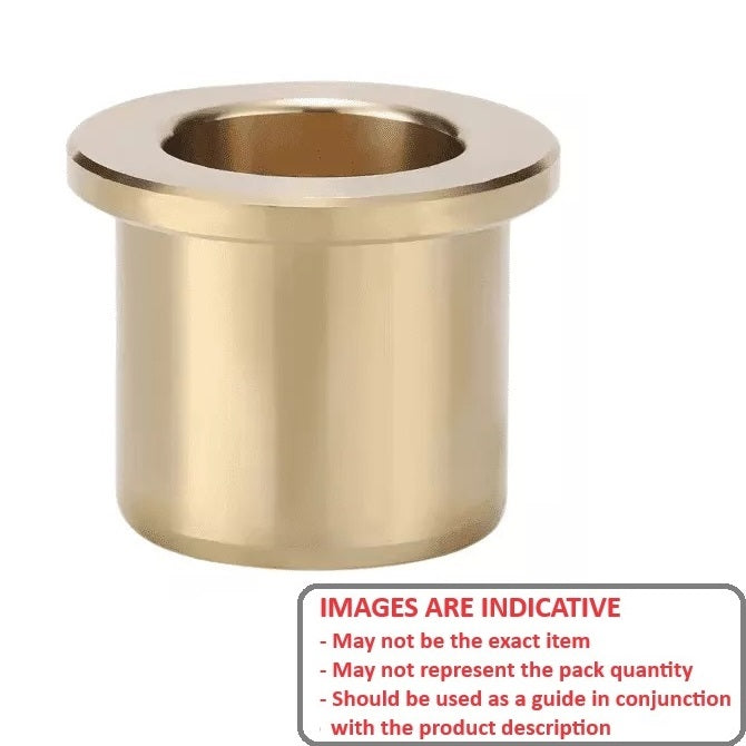 1164653 | BF0508-0635-0603-BA (Each) --- Flanged Bushes - 50.8x63.5x60.325 mm - Aluminium Bronze Bush
