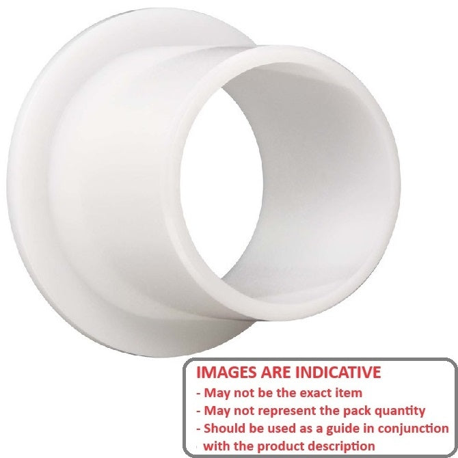 1065299 | BF0060-0100-0100-PA20 (PK-10) --- Flanged Bushes - 6x10x10 mm Plastic - Iglidur A200 Bush