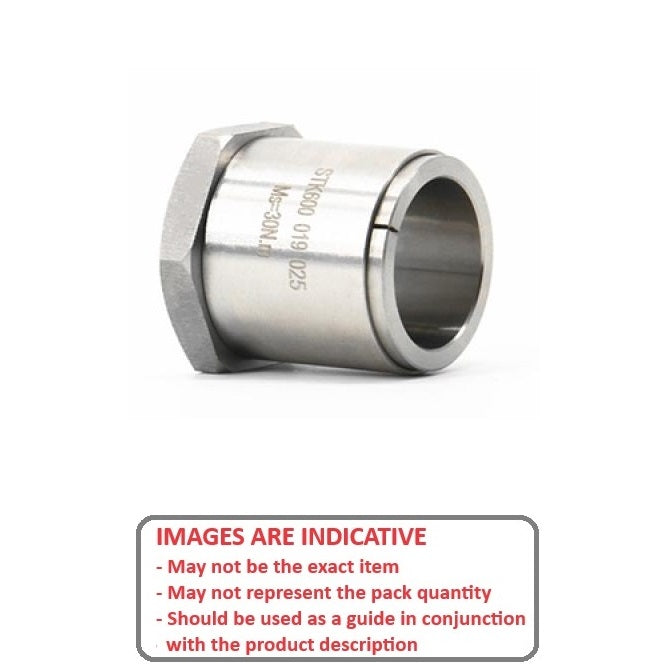 1070993 | BIT-064-10 (Each) --- Integral Taper Bushings - 6.35x10x12.5 mm - Steel Bushing