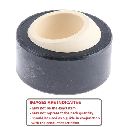 1081220 | GE-00800-01600-W300 (PK-10) --- Spherical Bushings - 8x16x8 mm - Plastic Bushing