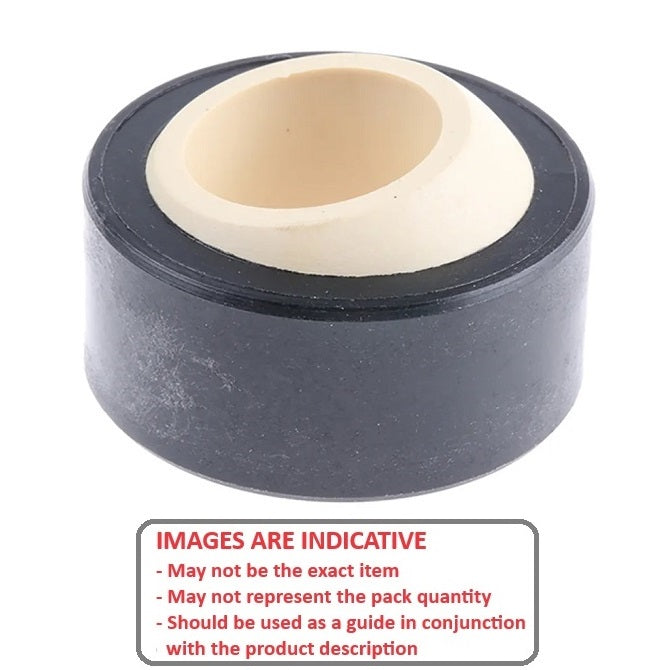 1067291 | GE-00600-01600-W300 (PK-10) --- Spherical Bushings - 6x16x9 mm - W300 Plastic Bushing