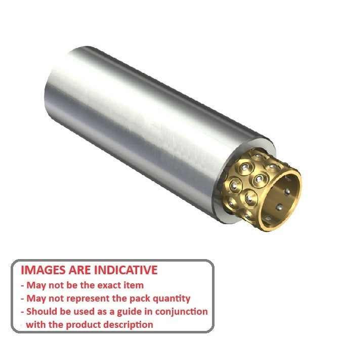 1090894 | STSI10301580 (Each) --- Stroke Rotary Bushings - 10x18x30 mm Miniature - Carbon Steel Bushing