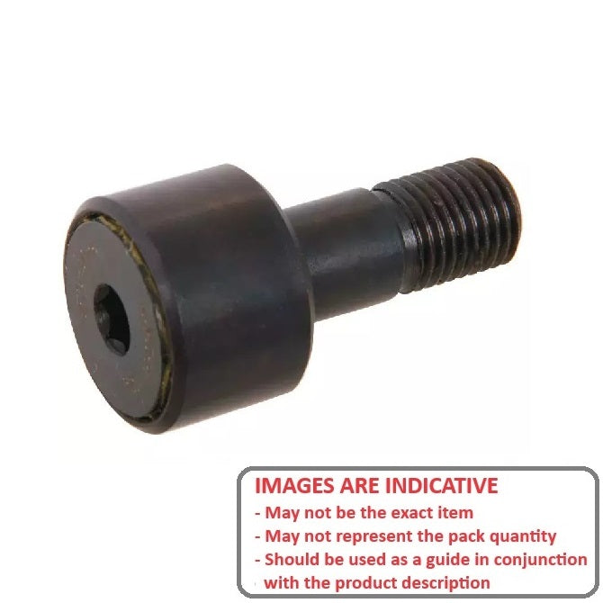 1152779 | NCF50RS (Each) --- Bronze Bushing Self Lubricating Cam Followers - 38.1x60.325 mm - 5/8-18 UNF - Steel and Bronze Cam Follower
