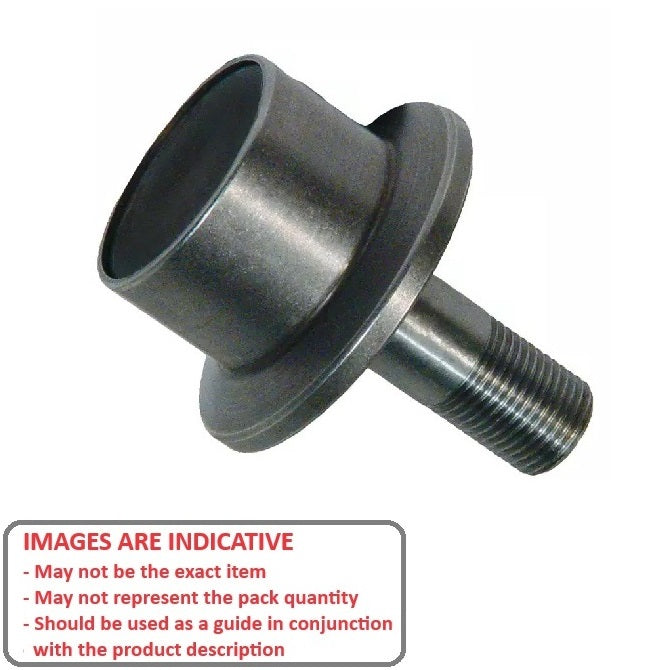 1172548 | CCF280RS (Each) --- Flanged Stud Cam Followers - 63.5x100.025 mm - 1.1/4-12 UNF - Steel Cam Follower