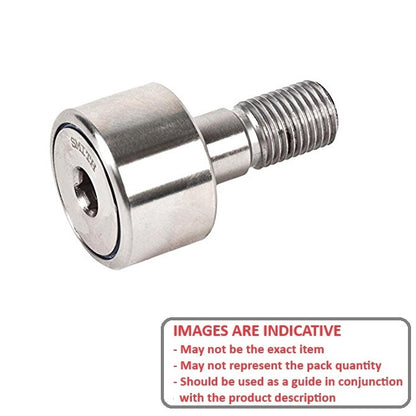 1104808 | CF5-FBUU (Each) --- Roller Cam Followers - 13x23 mm - M5x0.8 - Stainless Steel Cam Follower