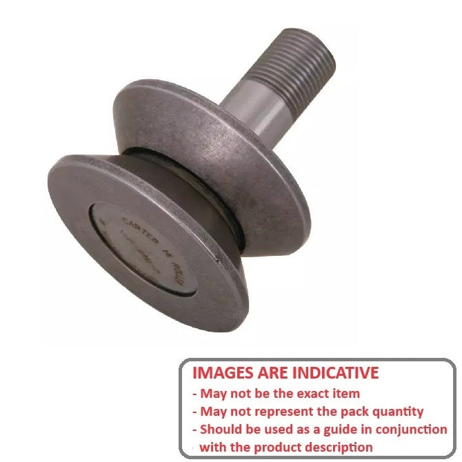 1185102 | CCF310RS (Each) --- V-Groove Cam Followers - 88.9x93.675 mm - 7/8-14 UNF - Steel Cam Follower