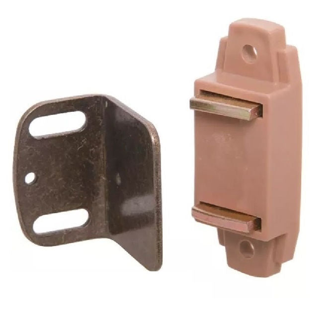1233489 | AN-181RS (Each) --- Magnetic Screw On Catches - Catch  33.325x19.05 mm - Plastic - Tan Catch