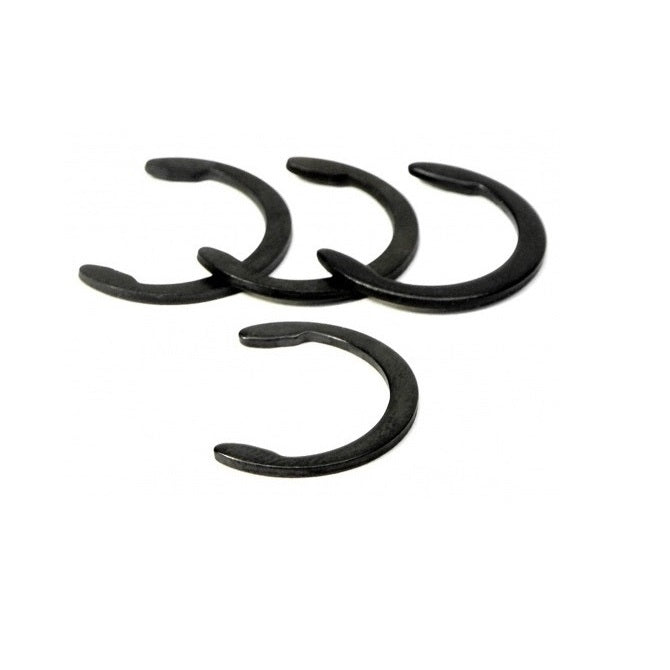 Crescent Retaining Rings - 2.3x3x0.4 mm - Carbon Spring Steel Self Finish