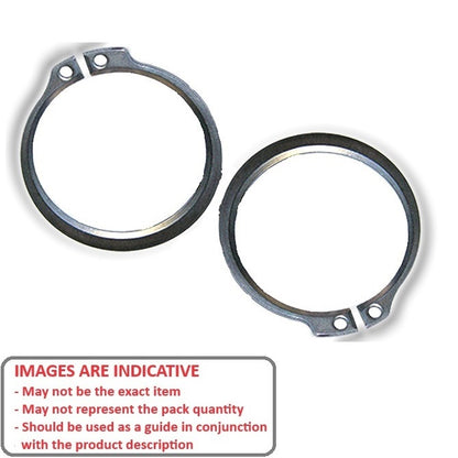 1202986 | CEB-14605-C (Each) --- External Retaining Rings - 146.05x3.18x137.57 mm Circlips - Carbon Spring Steel Self Finish Circlip