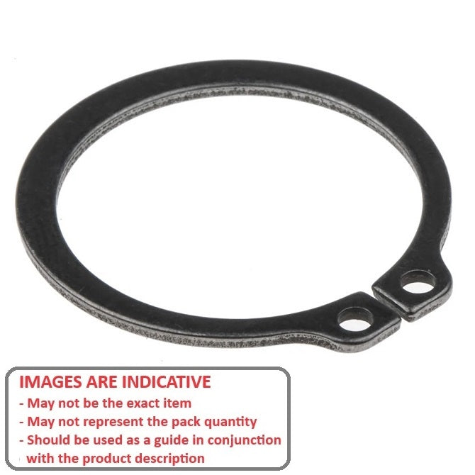 1185274 | CCE-07500H-C (Pack of 25)  --- External Retaining Rings - 75x4x72 mm Circlips - Carbon Steel Circlip