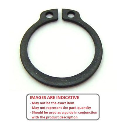 1120254 | CNG-01905-C (PK-50) --- External Retaining Rings - 19.05x1.57 - - Circlips - Carbon Steel Circlip