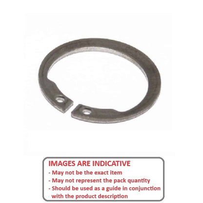 1120242 | CCE-01905-S15-V (PK-3) --- External Retaining Rings - 19.05x1.07x17.88 mm Circlips - Stainless Steel Grade PH15-7 Mo Circlip