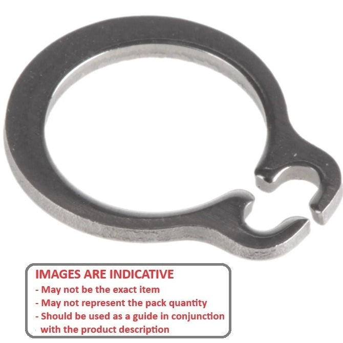 1047676 | CNG-00318-06-420-2 (Each) --- External Retaining Rings - 3.18x0.64 - - Circlips - Stainless Steel AISI 420C Circlip