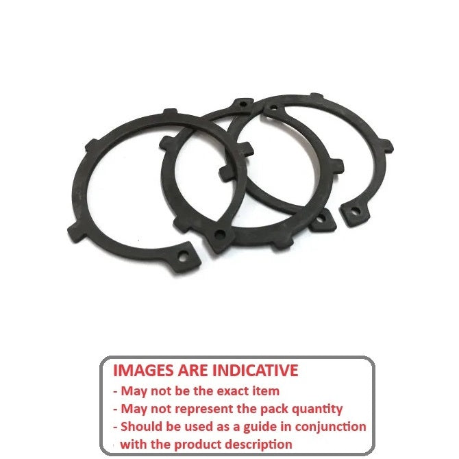 1160716 | DAK-048 (Each) --- External Retaining Rings - 48x1.75x45.5 mm Circlips - Carbon Spring Steel Circlip