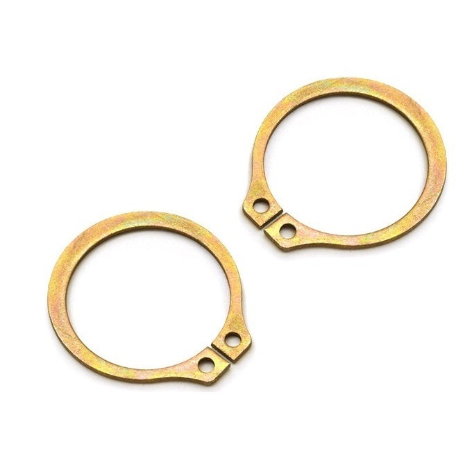 External Retaining Rings - 12.7x0.89x11.89 mm Circlips - Carbon Steel Zinc Plated Trivalent Circlip