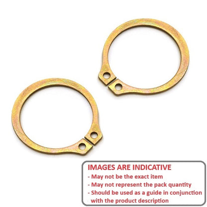 1200592 | CCE-11113-CZY (Pack of 10)  --- External Retaining Rings - 111.13x2.77x106.4 mm Circlips - Carbon Steel Zinc Plated Circlip