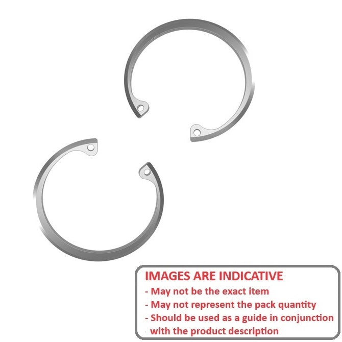 1222196 | CIB-24130-C (Each) --- Internal Retaining Rings - 241.3x4.62x256.69 mm Circlips - Carbon Spring Steel Circlip