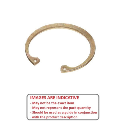 1153249 | CCI-03967-CZY (PK-5) --- Internal Retaining Rings - 39.67x1.57x42.11 mm Circlips - Carbon Steel Zinc Plated Circlip
