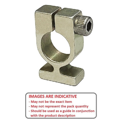 1071378 | CGS-0635-R2C-3 (Each) --- Gear Clamps - 6.35x12.7x6.35 mm Split - Stainless Steel 303/304 Similar to A2, 18-8 HRB80 Clamp