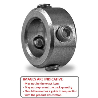 1075960 | CGW-0794-SCC-3 (Each) --- Gear Clamps - 7.938x6.35x6.35 mm Screw Type - Stainless Steel 303/304 Similar to A2, 18-8 HRB80 Clamp
