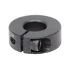 Shaft Collars - 36.513x57.15x14.3 mm Clamp Type - Steel, Black Oxide Coated Collar