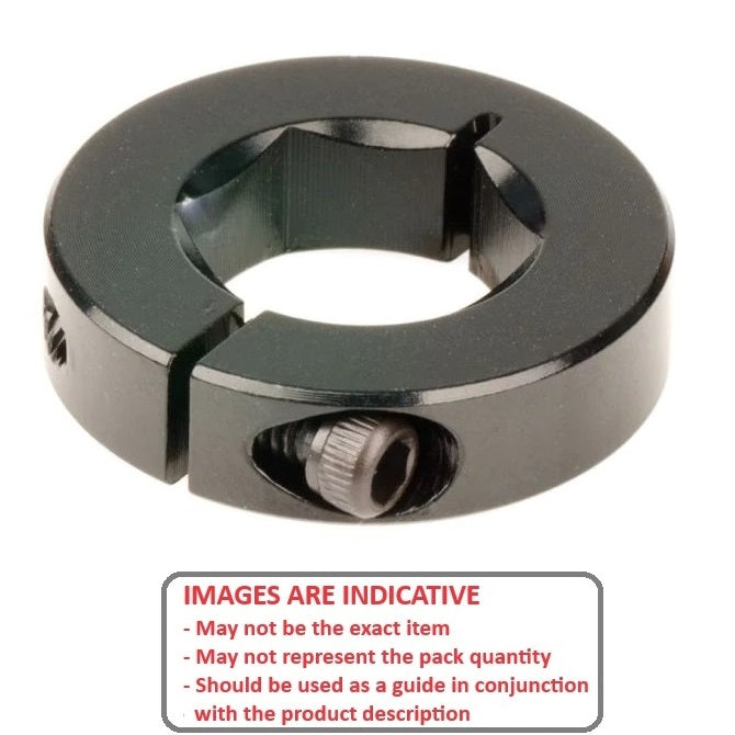1121721 | COH-01905-048-13-1P-CS (Each) --- Hex Bore Collars - 19.05x47.6x12.7 mm One Piece - Steel - Mild Collar