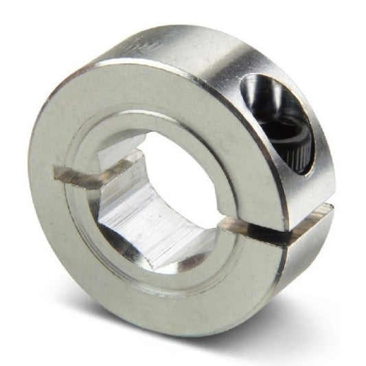 Hex Bore Collars - 19.05x47.6x12.7 mm - Stainless Steel 303/304 Similar to A2, 18-8 HRB80