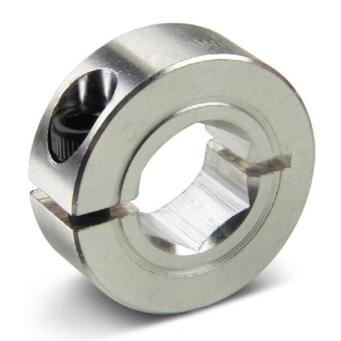1136515 | COH-02540-054-13-1P-S3 (Each) --- Hex Bore Collars - 25.4x54x12.7 mm One Piece - Stainless Steel 303/304 Similar to A2, 18-8 HRB80 Collar