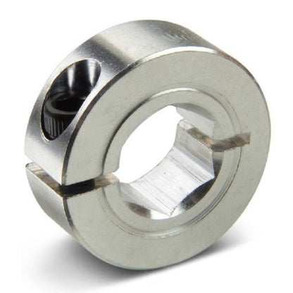 1111885 | COH-01588-038-10-1P-S3 (Each) --- Hex Bore Collars - 15.875x38.1x10.3 mm One Piece - Stainless Steel 303/304 Similar to A2, 18-8 HRB80 Collar