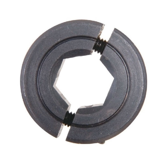 Hex Bore Collars - 6.35x20.7x6.4 mm - Steel - Mild