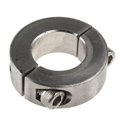 1117432 | COL-01746-038-13-2C-S4 (Each) --- Shaft Collars - 17.463x38.1x12.7 mm Clamp Type - Stainless Steel 304 Similar to A2, 18-8 HRB80 Collar