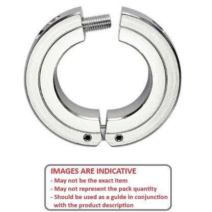 1142744 | COL-03000-054-15-HG-S3 (Each) --- Shaft Collars - 30x54x15 mm Hinged - Stainless Steel Collar