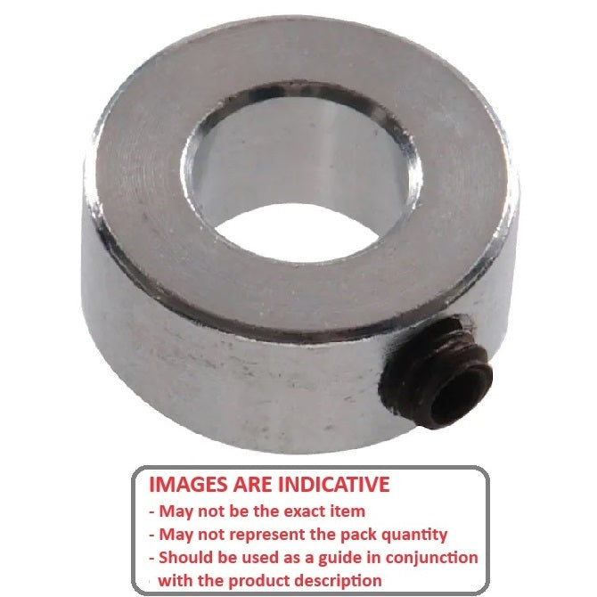 1102395 | COL-01270-025-11-CS (Each) --- Shaft Collars - 12.7x25.4x11.1 mm Standard - Carbon Steel Collar