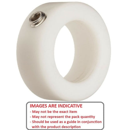 1136368 | COL-02540-041-16-NY (PK-100) --- Shaft Collars - 25.4x41.28x15.9 mm Standard - Nylon Polyamide 6/6 Collar