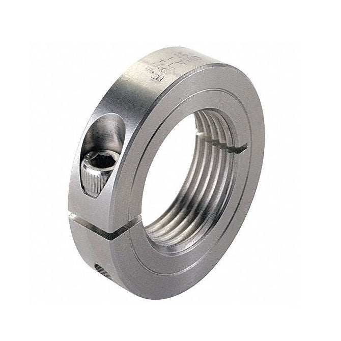 1094873 | COT-01111C-024-09-S3 (Each) --- Threaded Collars - 7/16-14 UNC - 11.11mm - 23.813x8.731 mm Clamp Type - Stainless Steel Collar