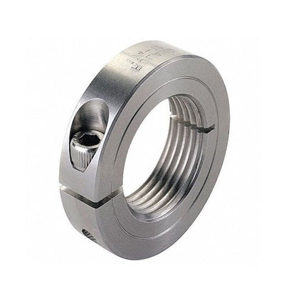 1071954 | COT-00635C-017-08-S3 (Each) --- Threaded Collars - 1/4-20 UNC - 6.35mm - 17.463x7.938 mm Clamp Type - Stainless Steel Collar