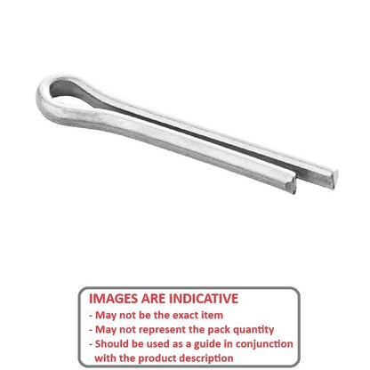 1063896 | PC050-0710-Z (PK-100) --- Split Pins - 5x71x4.5 mm - Zinc Plated Steel Pin