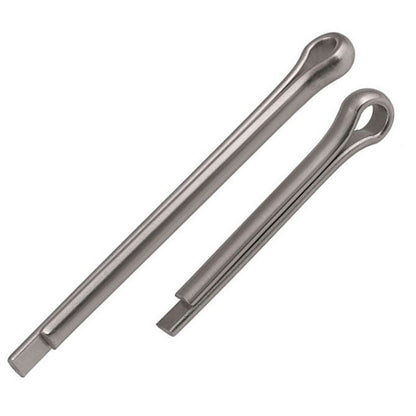 1002646 | PC008-0250-4 (PK-10) --- Split Pins - 0.8x25x0.7 mm - Stainless Steel 304 Similar to A2, 18-8 HRB80 Pin