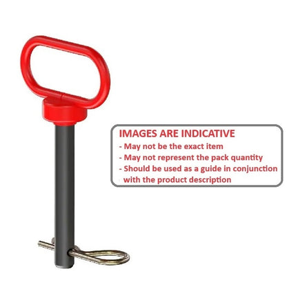 1113049 | CLP-159-1016-CZ-HPC (Each) --- Clevis Pins - 15.88x101.6 - - Handle - High Tensile Steel Heat Treated Pin