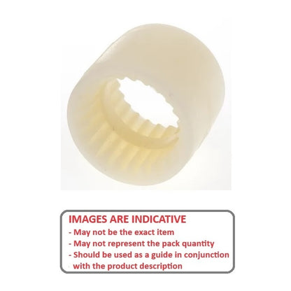 1235004 | CP-SLV-G-CT-83 (Each) --- Crowned Tooth Gear Couplings - N Match OD with Hub 82.6 mm Sleeves - Nylon Polyamide 6/6 Coupling