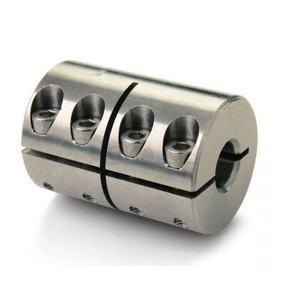 1101208 | CP-127K-127K-29-044-R1-3C (Each) --- Rigid Couplings - 12.700 - Keyed - Keyed 12.0 28.575 mm Clamp - Stainless Steel Coupling