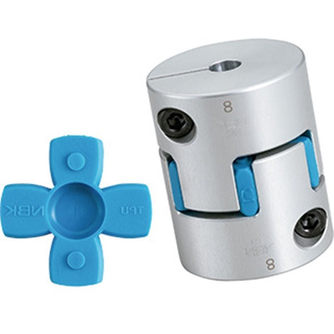 1096655 | CP-120K-140K-40-066-J-PU80C (Each) --- Spider Type C Complete Couplings - 12 - Keyed - Keyed 14.0 40 mm - Aluminium with 80 Duro Blue Spider Coupling